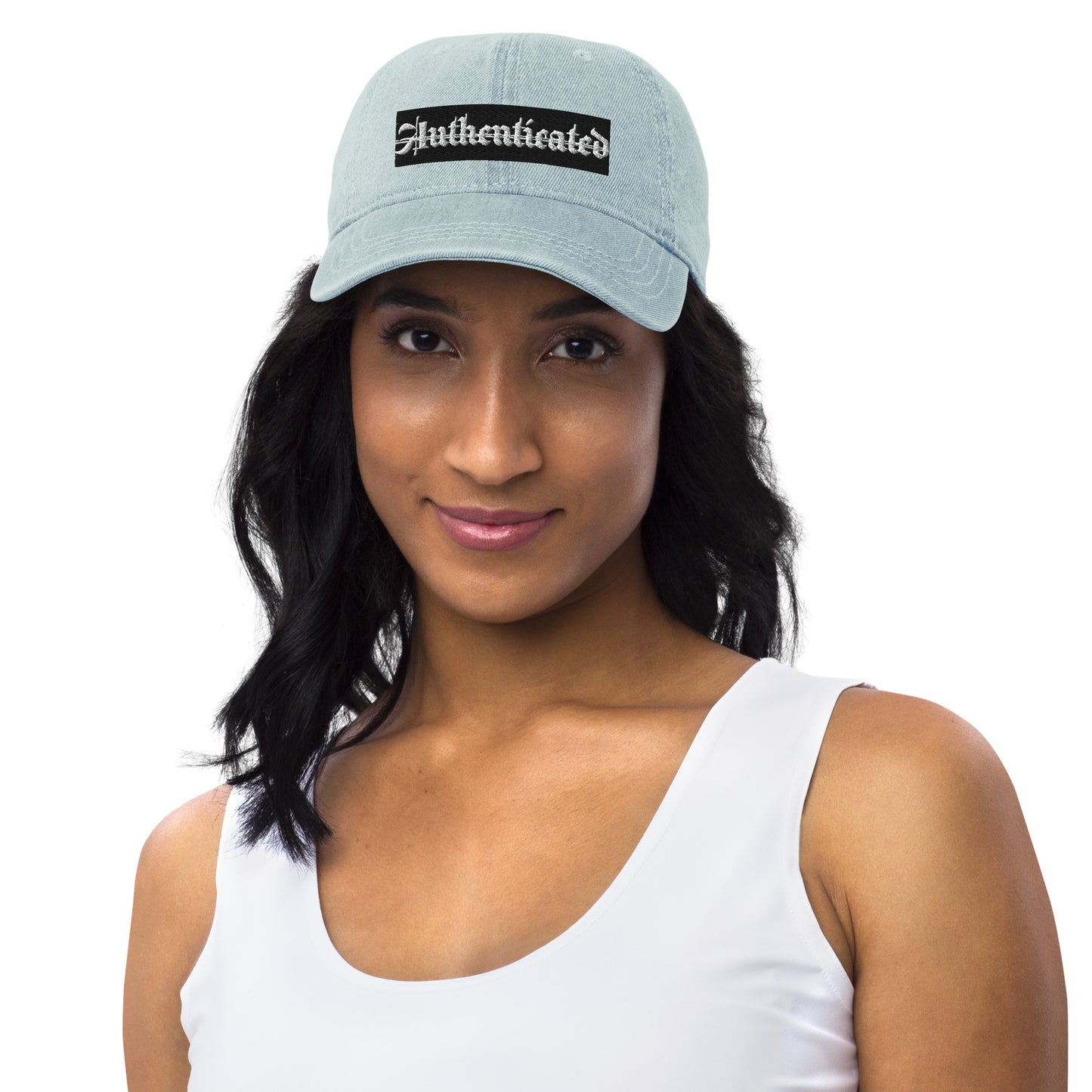 Authenticated Logo Denim Hat
