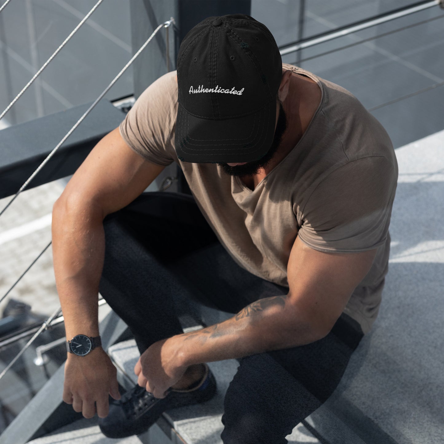 Distressed Baseball Cap
