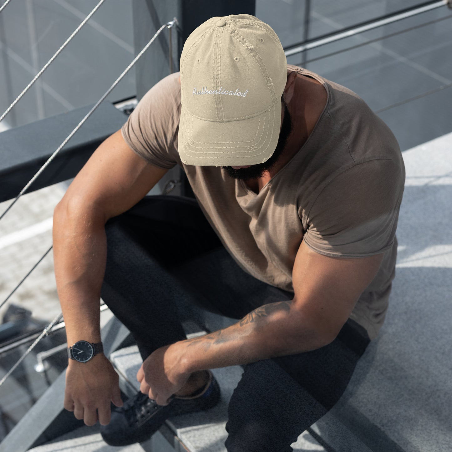 Distressed Baseball Cap